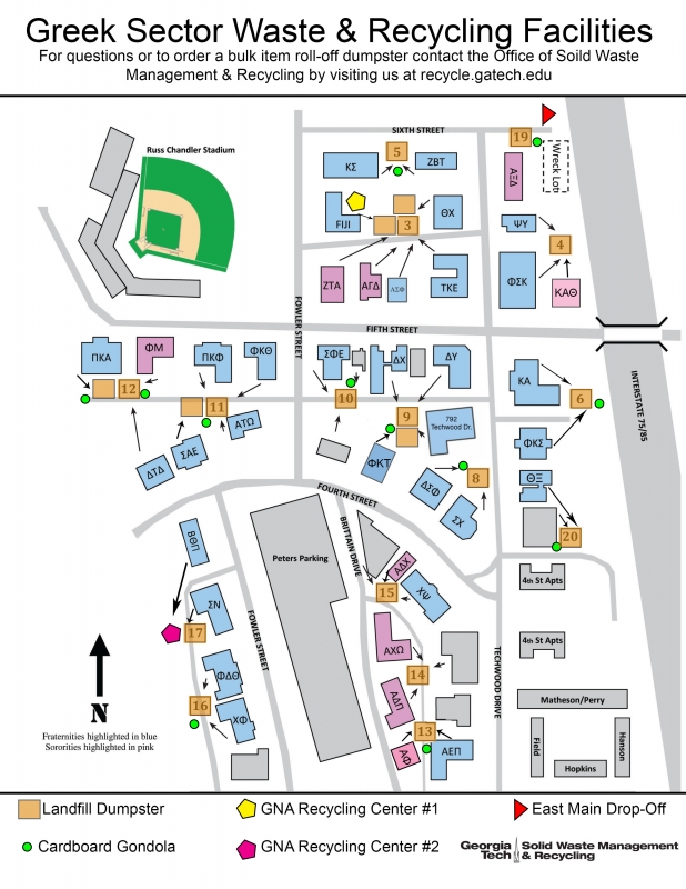 Greek Waste Recycling Map