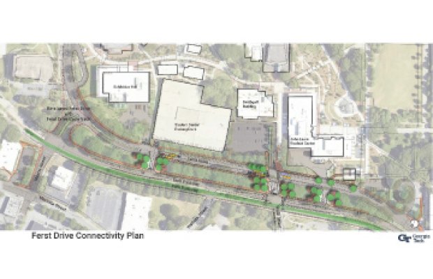 Ferst Drive Connectivity Plan map