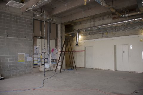 Library construction - January 2017 Library construction - January 2017