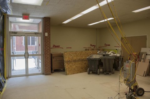 Library construction - January 2017 Library construction - January 2017