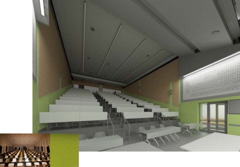 Boggs Auditorium Renovation Rendering Boggs Auditorium Renovation Rendering