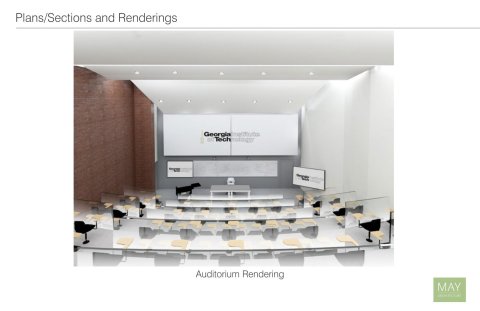 Howey Physics renovation auditorium rendering Howey Physics renovation auditorium rendering