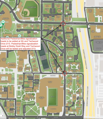 Fifth Street Bike Signals Feb. 13 2026